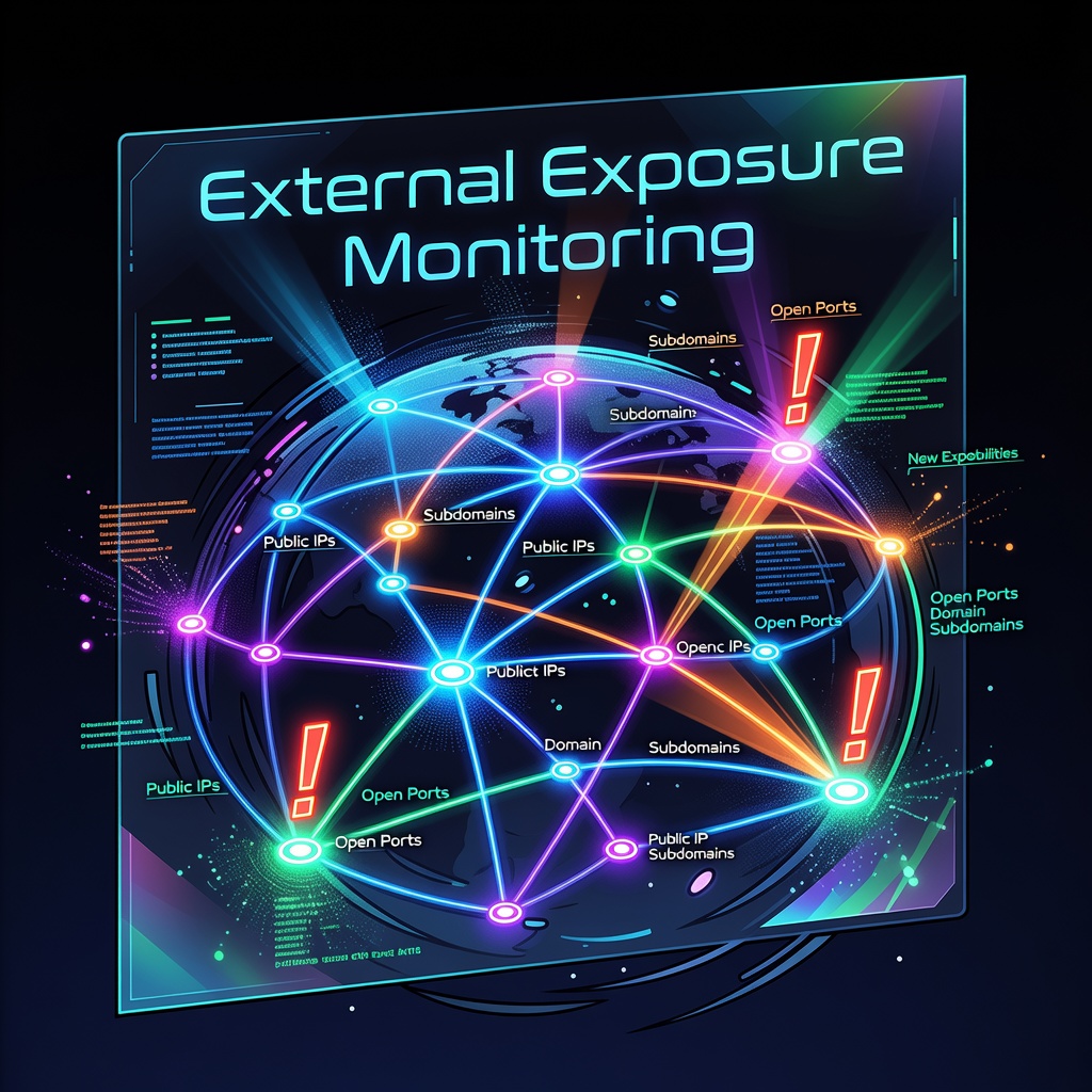 External asset discovery and exposure monitoring