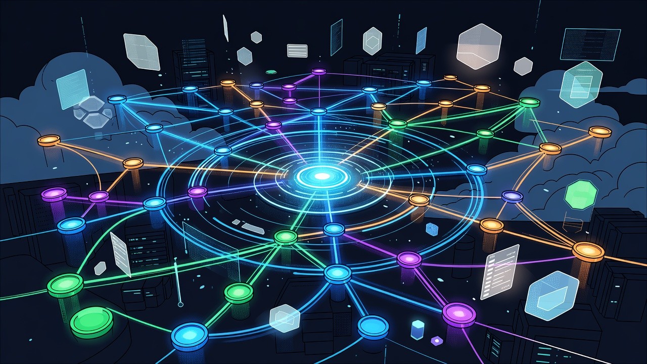 Abstract external attack surface management visualization