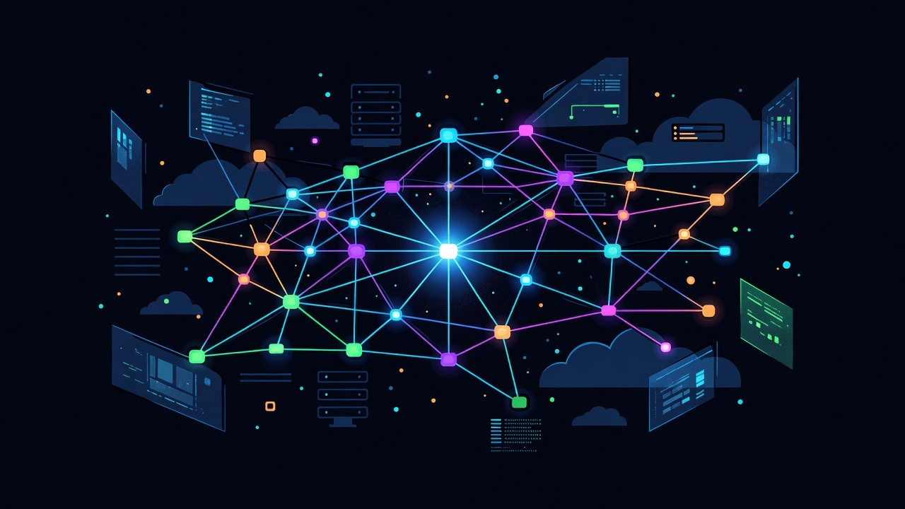 Abstract external attack surface management visualization