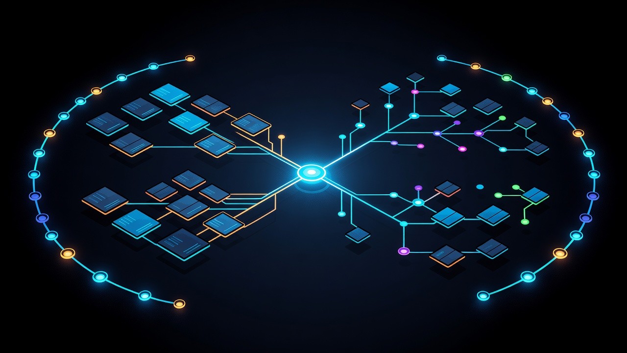 Abstract external attack surface management visualization
